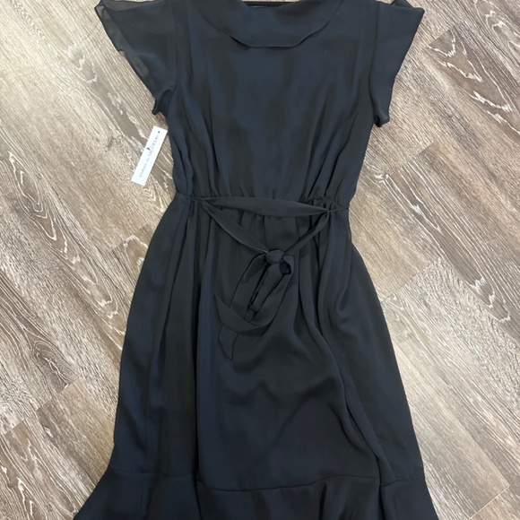 Emma and Michelle Black Ruffle Dress New! Size Small - Picture 2 of 2
